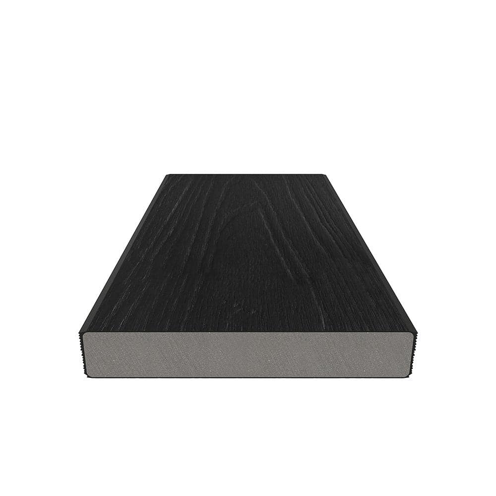 NewTechWood Indian Ebony Solid Composite Decking Board - UltraShield Natural Cortes
