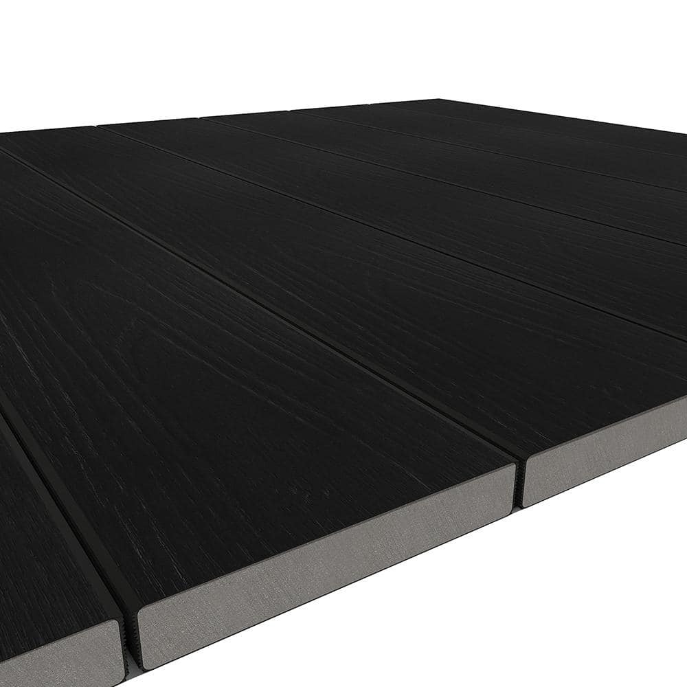 NewTechWood Indian Ebony Solid Composite Decking Board - UltraShield Natural Cortes