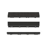 NewTechWood 1/6 ft. X 1 ft. Quick Deck Composite Deck Tiles Straight Fascia In Indian Ebony (4-Pieces/Box)