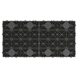 NewTechWood UltraShield Naturale 1 ft. x 2 ft. Quick Deck Outdoor Composite Deck Tile in Indian Ebony (20 sq. ft. per Box)
