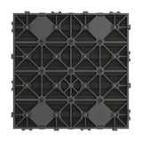 NewTechWood UltraShield Naturale 1 ft. x 1 ft. Quick Deck Outdoor Composite Deck Tile Sample in Indian Ebony