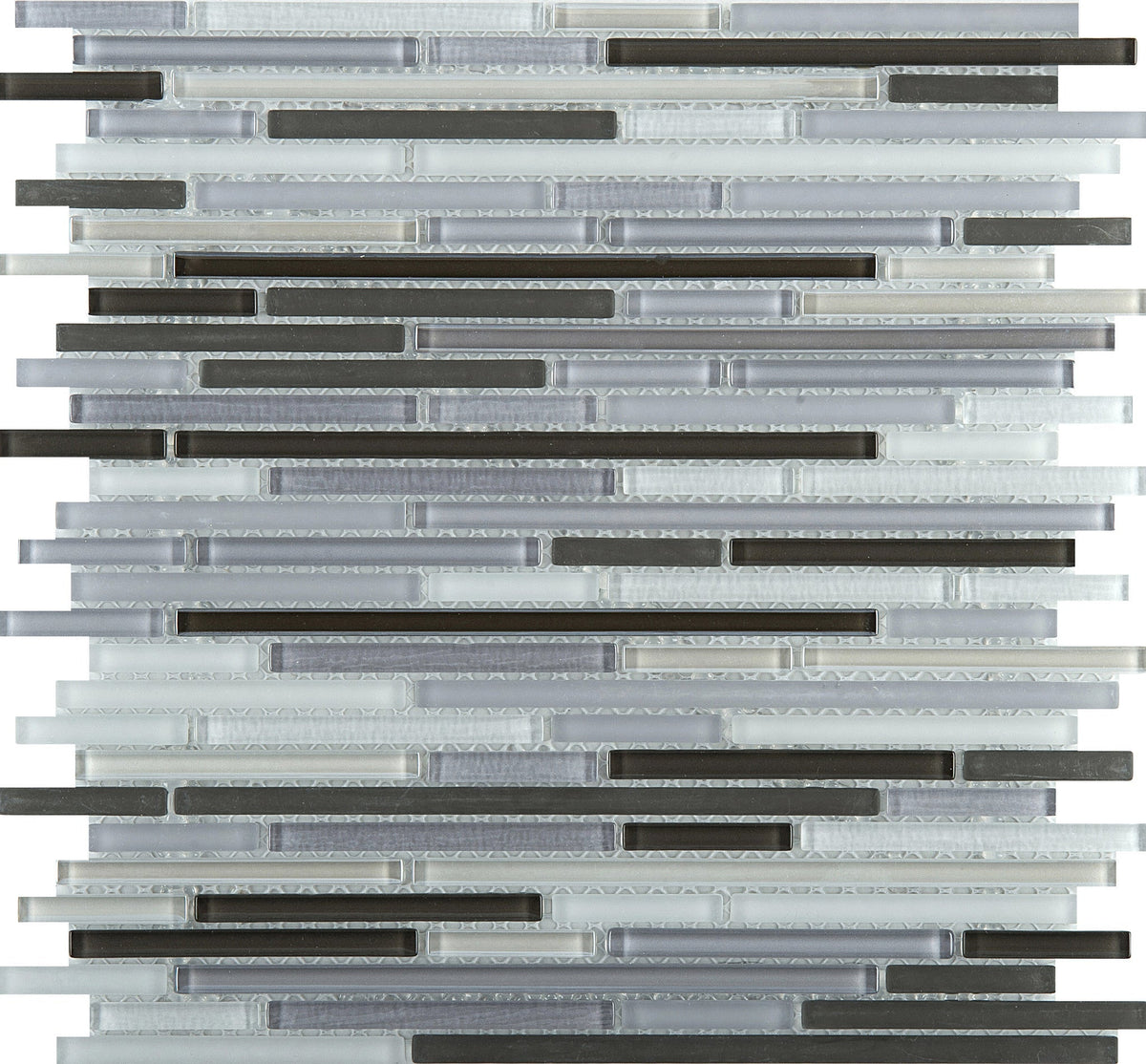 Emser Infinity Era Glass Mosaic Border Tile, 12-in x 12-in Sheet, 12-Pack