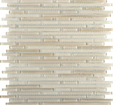 Emser Infinity Era Glass Mosaic Border Tile, 12-in x 12-in Sheet, 12-Pack