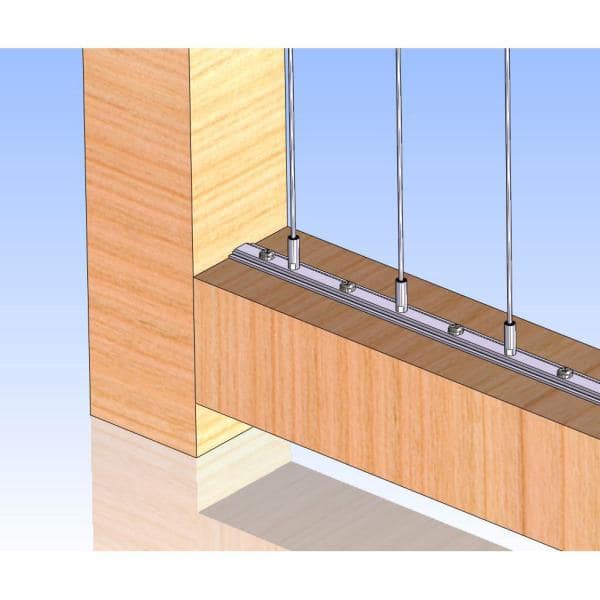 Insta-Rail Vertical Stainless Steel Cable Railing Kit for 36 in. High Railings