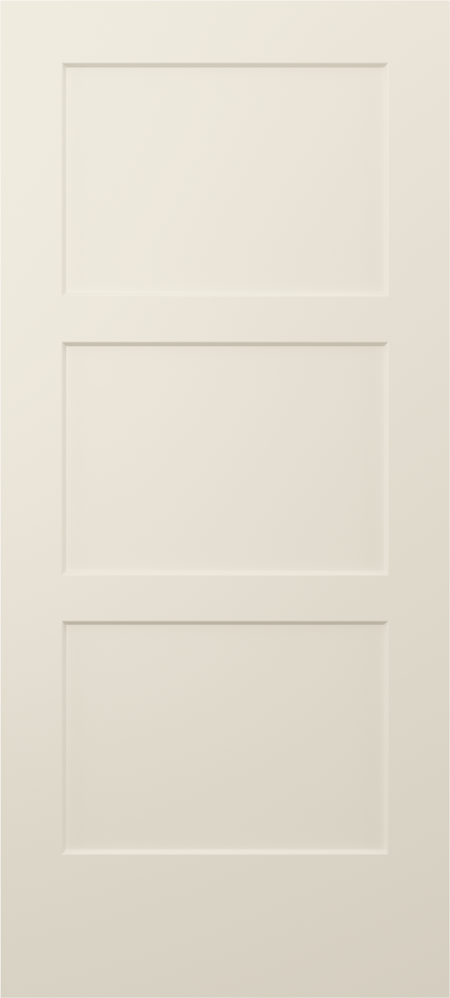 JELD-WEN 30 in. x 80 in. Birkdale Primed Smooth Solid Core Molded Composite Interior Door Slab