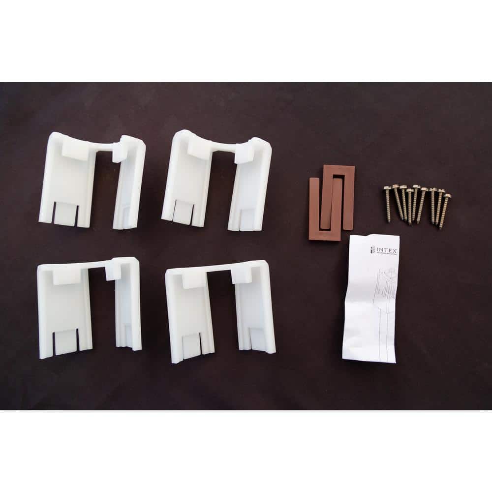 INTEX MILLWORK SOLUTIONS 36 in. or 42 in. HD Structural Newel Post Mount with Poly Guides and Shims for Rail Height