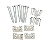 INTEX MILLWORK SOLUTIONS Providence Rail Bracket Kit, 4 Brackets and Screws, for Straight Level Rail Section