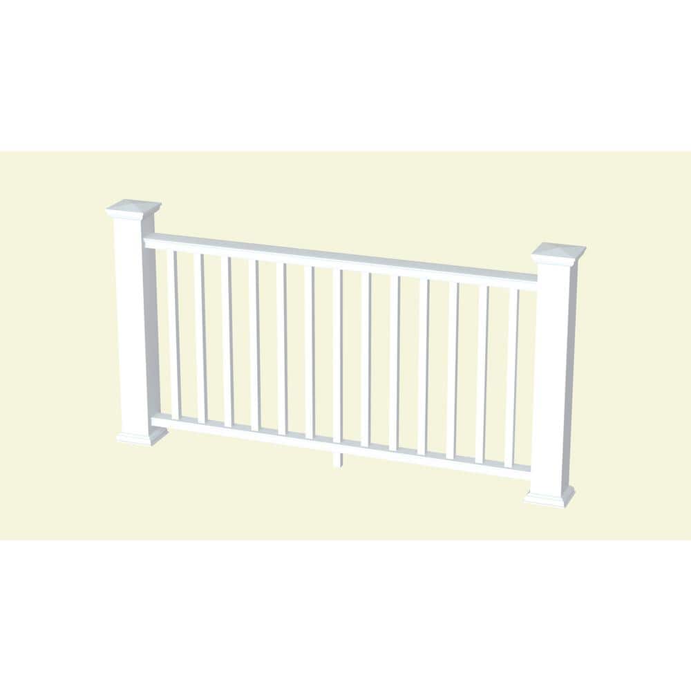 INTEX MILLWORK SOLUTIONS Providence Rail Bracket Kit, 4 Brackets and Screws, for Straight Level Rail Section