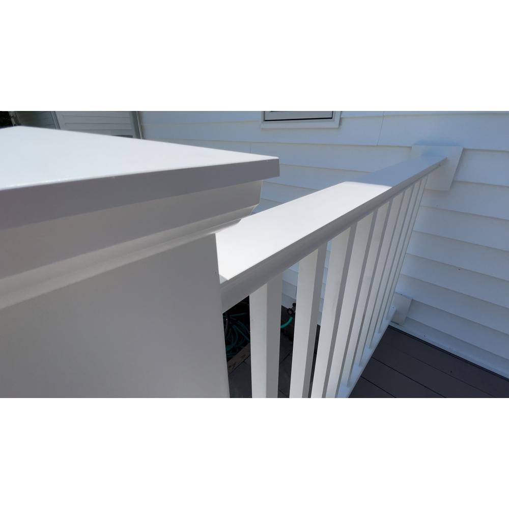 INTEX MILLWORK SOLUTIONS Providence Rail Bracket Kit, 4 Brackets and Screws, for Straight Level Rail Section