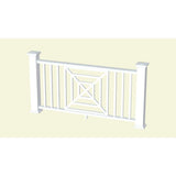 INTEX MILLWORK SOLUTIONS 1-1/4 in. x 30 in. x 30 in. Providence Decorative Insert Square Web Pattern 3 for 36 in. Overall Rail Height
