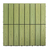 NewTechWood UltraShield Naturale 1 ft. x 1 ft. Quick Deck Outdoor Composite Deck Tile in Irish Green (10 sq. ft. Per Box)