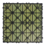 NewTechWood UltraShield Naturale 1 ft. x 1 ft. Quick Deck Outdoor Composite Deck Tile in Irish Green (10 sq. ft. Per Box)