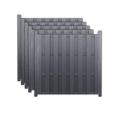 Frame It All 0.40 in. x 5.51 in. x 70.20 in. Ironwood Capped Composite Flat Top Fence Picket (5-Pack)