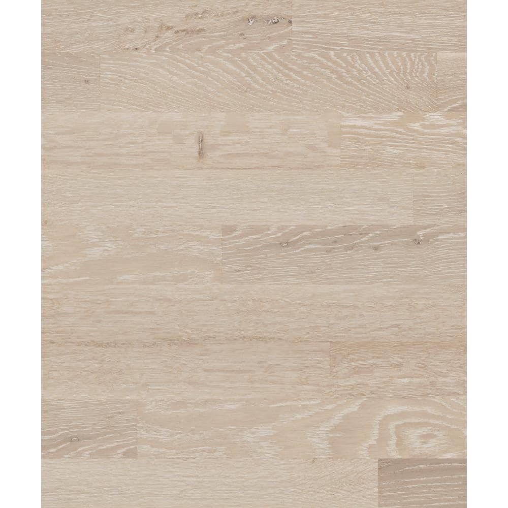 Baltic Wood Ivory and Cream European Oak 1/2 in. T x 7.2 in. W Wire Brushed Engineered Hardwood Flooring (38.6 sqft/case)