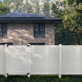 CREATIVE SURFACES 4 ft. x 6 ft. White Vinyl Fence Gate