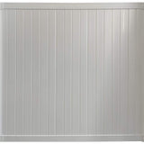 CREATIVE SURFACES 6 ft. x 6 ft. White Ivory Vinyl Privacy Fence Panel