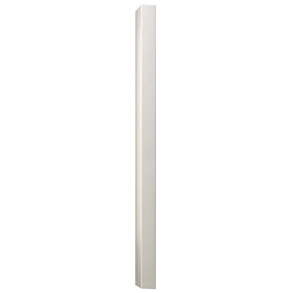 CREATIVE SURFACES 4 in. x 4 in. x 8 ft. White Vinyl Fence Post