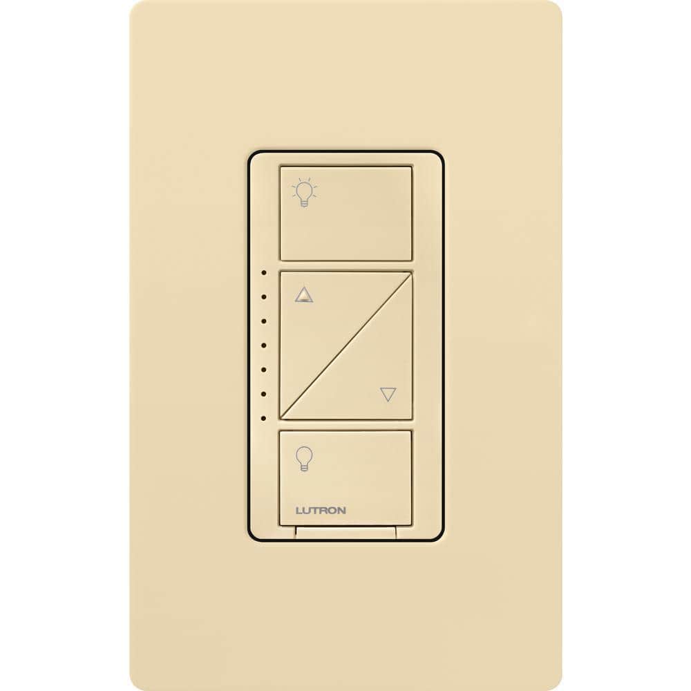 Lutron Caseta Smart Dimmer Switch for Wall & Ceiling Lights, 150W LED, Ivory (PD-6WCL-IV)
