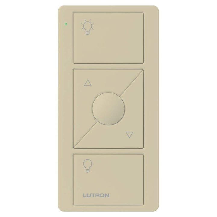 Lutron Pico Smart Remote (3-Button, Dimming) for Caseta Smart Dimmer Switch, Ivory (PJ2-3BRL-GIV-L01)
