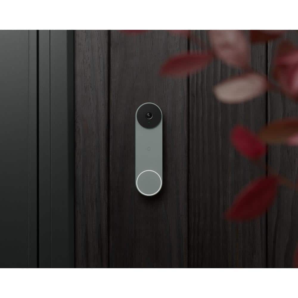 Google Nest Doorbell (Battery) - Smart Wi-Fi Video Doorbell Camera - Ivy
