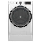 GE UltraFresh Vent System 5.0-cu ft Stackable Steam Cycle Front-Load Washer (Diamond Gray) ENERGY STAR