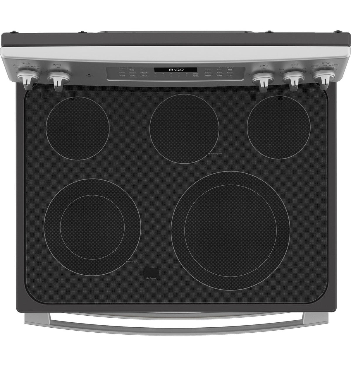 GE 30 in. 6.6 cu. ft. Double Oven Electric Range with Steam-Cleaning Convection Oven in Stainless Steel