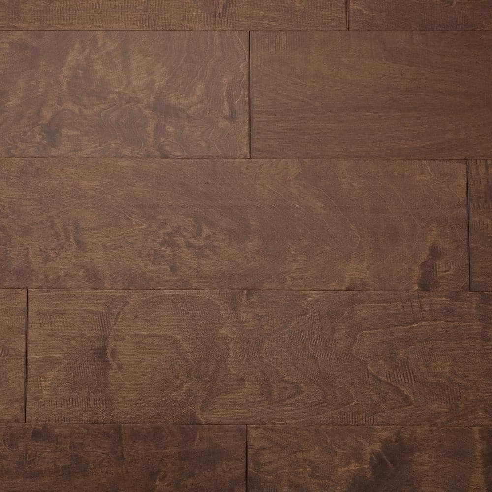 ASPEN FLOORING Jackson Birch 3/8 in. T x 6.5 in. W Tongue and Groove Light Distressed Engineered Hardwood Flooring (43.58 sq. ft./case)