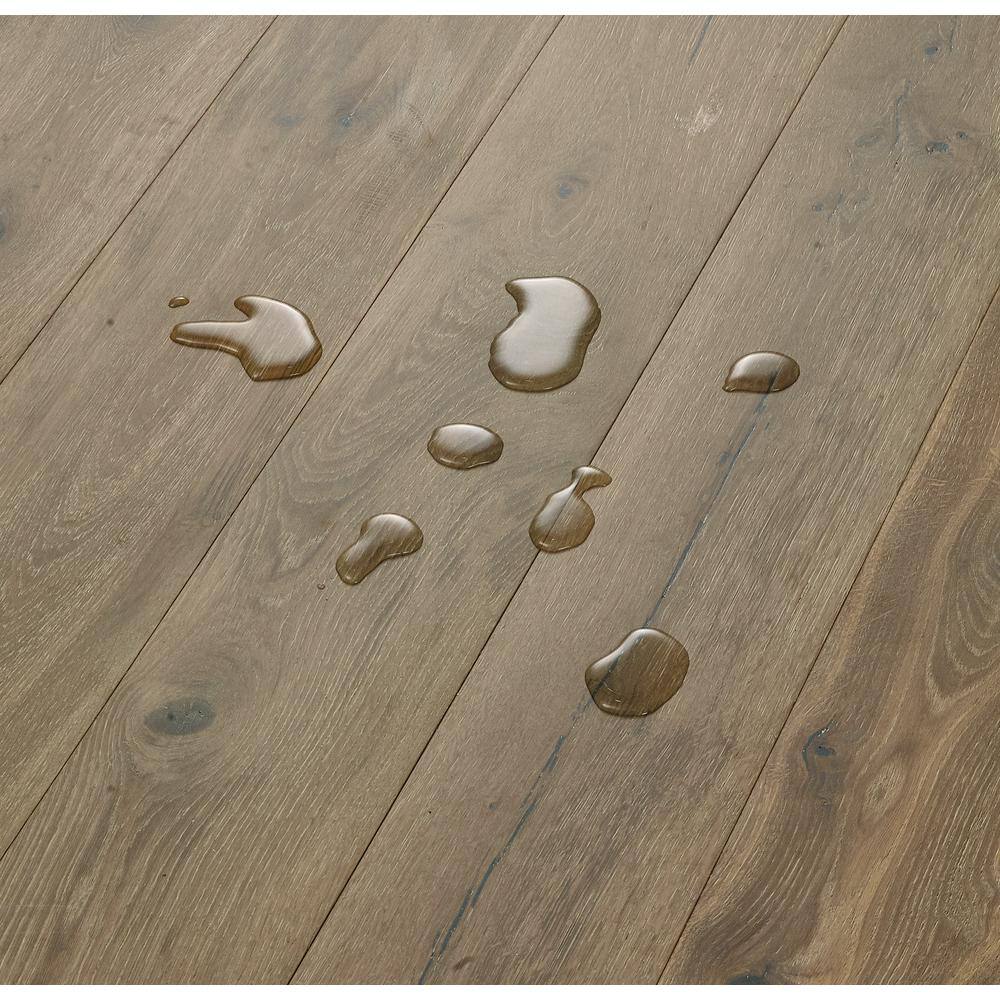 Lifeproof Jackson Hole Oak 2/7 in. T x 6.5 in. W Click Lock Wire Brushed Engineered Hardwood Flooring (19.5 sq.ft./case)