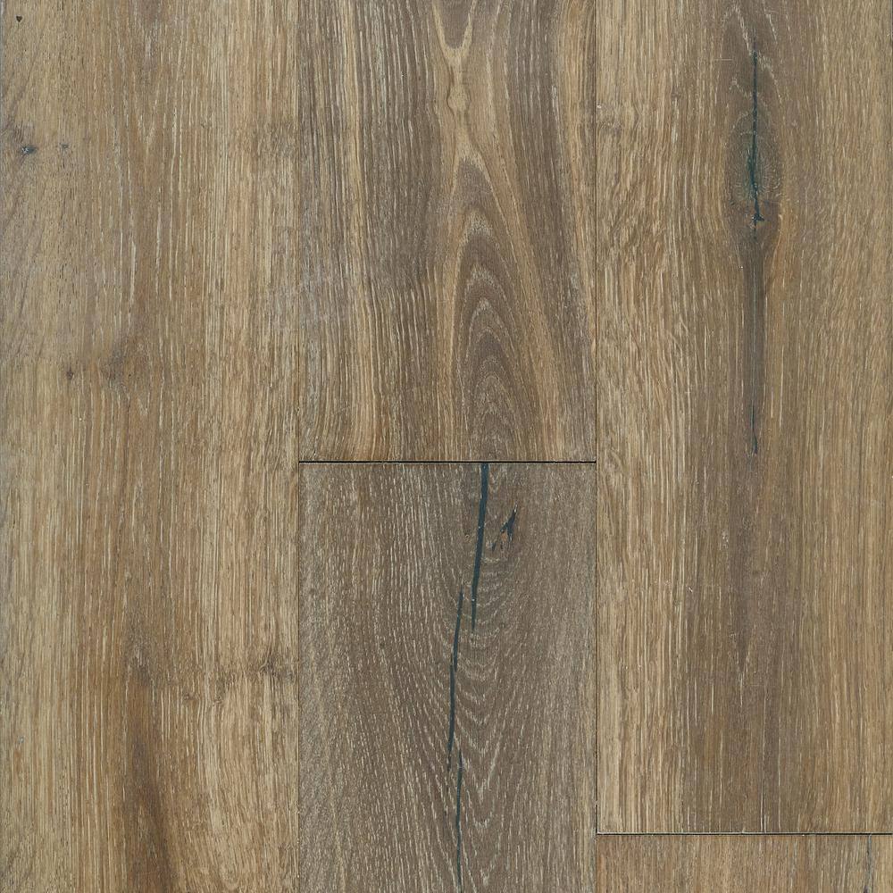 Lifeproof Jackson Hole Oak 2/7 in. T x 6.5 in. W Click Lock Wire Brushed Engineered Hardwood Flooring (19.5 sq.ft./case)