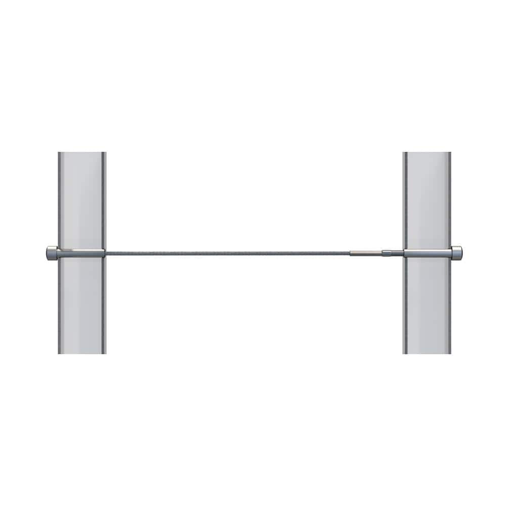 Jakob Stainless Steel Cable Railing Kit - 20 ft. (Pack of 12 + cutter)
