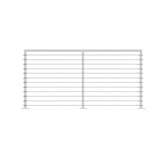Jakob Stainless Steel Cable Railing Kit - 30 ft. (Pack of 12 + cutter)