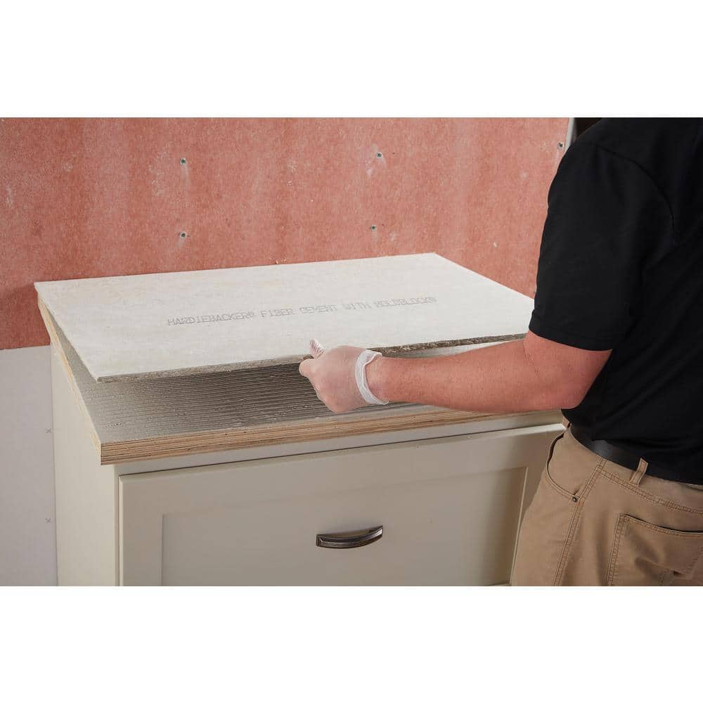 James Hardie HardieBacker 1/2 in. x 3 ft. x 5 ft. Cement Backerboard