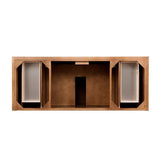 James Martin Vanities Providence 60" Driftwood Vanity with Carrara Marble Top