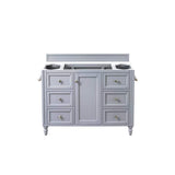 James Martin Vanities Copper Cove Encore Double Bath Vanity, Silver Gray, Quartz Top
