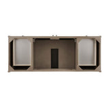 James Martin Vanities Chicago 60" Single Bath Vanity with Carrara Marble Top