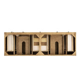 James Martin Vanities Breckenridge 72" Bathroom Vanity in Light Natural Oak with Charcoal Soapstone Top
