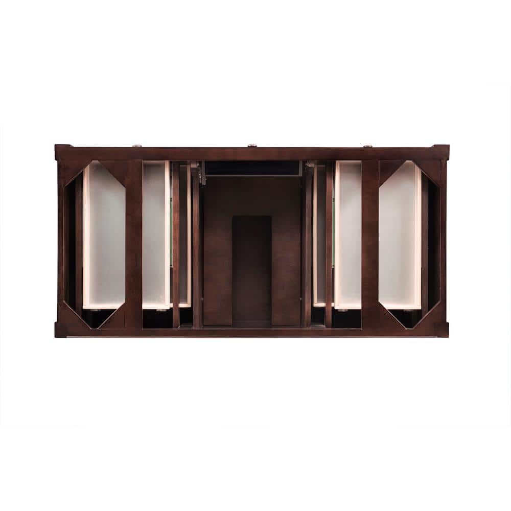 James Martin Vanities Brittany 48" Single Bath Vanity in Burnished Mahogany with Carrara Marble Top