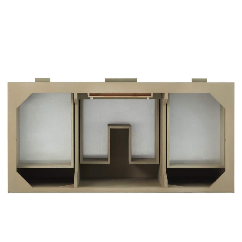 James Martin Vanities Emmeline 48" Bathroom Vanity in Pebble Oak with Quartz Top
