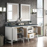 James Martin Vanities Addison 72 in. Double Bath Vanity with Parisien Bleu Quartz Top