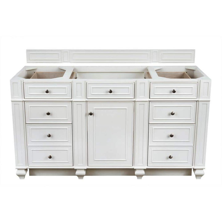 James Martin Vanities Bristol 60" Bright White Single Bath Vanity Cabinet