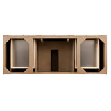 James Martin Vanities Bristol 60" Bathroom Vanity Cabinet in Whitewashed Walnut