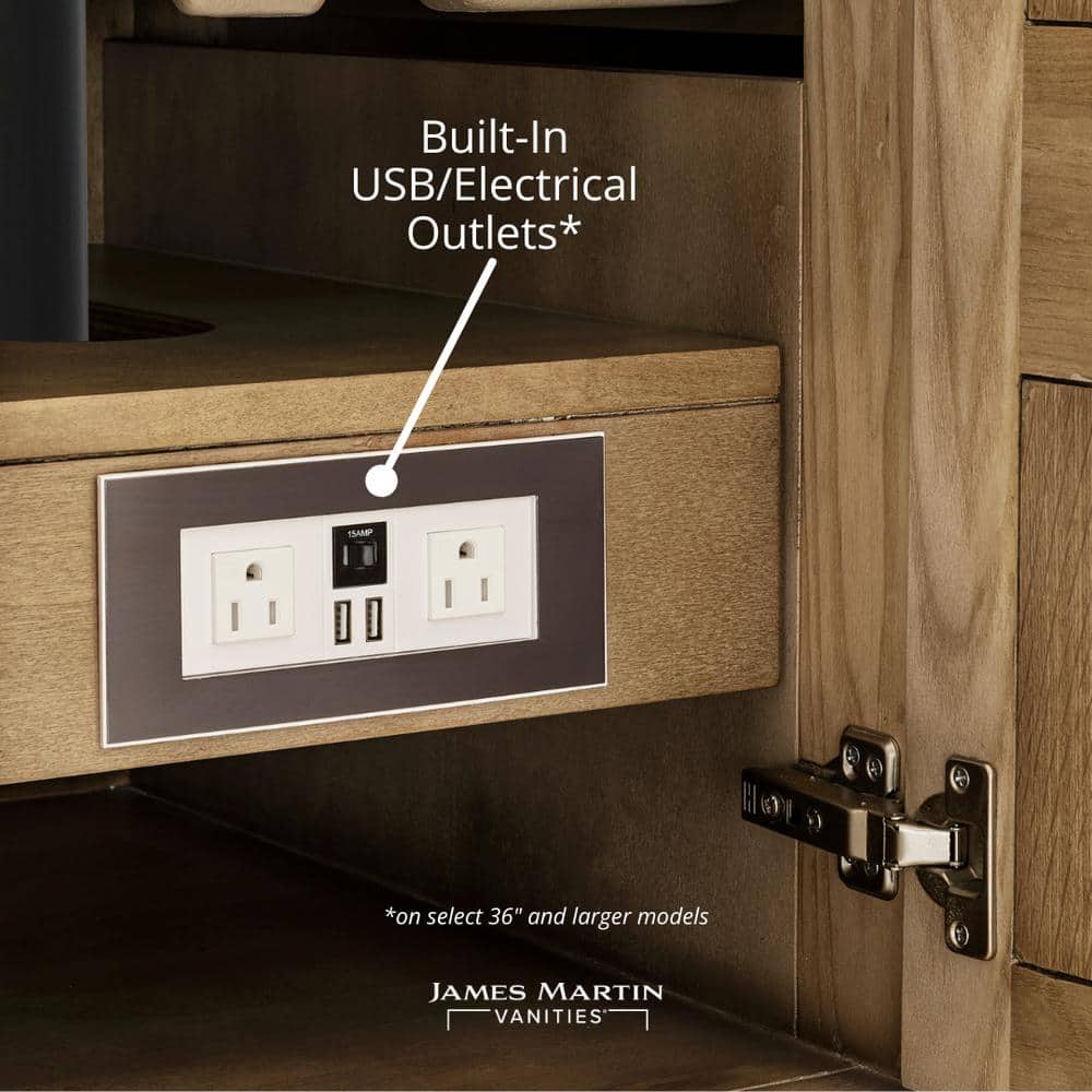 James Martin Vanities Brittany 47" Saddle Brown Single Bath Vanity Cabinet