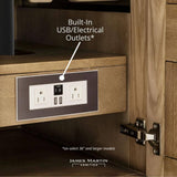 James Martin Vanities Marcello 72" Double Bath Vanity Cabinet in Chestnut, Floating Design