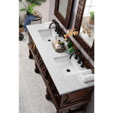 James Martin Vanities 72" Double Basin Quartz Vanity Top - Eternal Jasmine Pearl