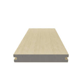 NewTechWood 1 in. x 6 in. x 8 ft. Japanese Cedar Solid with Groove Composite Decking Board, UltraShield Natural Magellan