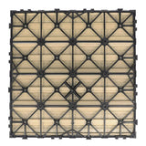 NewTechWood UltraShield Naturale 1 ft. x 1 ft. Quick Deck Outdoor Composite Deck Tile in Japanese Cedar (10 sq. ft. Per Box)