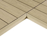 NewTechWood UltraShield Naturale 1 ft. x 1 ft. Quick Deck Outdoor Composite Deck Tile in Japanese Cedar (10 sq. ft. Per Box)