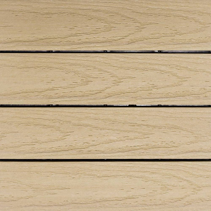 NewTechWood UltraShield Naturale 1 ft. x 1 ft. Quick Deck Outdoor Composite Deck Tile Sample in Japanese Cedar
