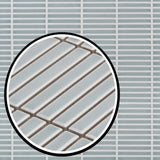 Kai Sky Blue 1x4" Tri-Stacked Glossy Porcelain Mosaic Tile