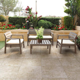 Pietra Jerusalem Beige 24 in. x 24 in. x 0.75 in. Stone-Look Porcelain Paver